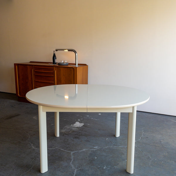 Post Modern Glossy Cream Dining Table