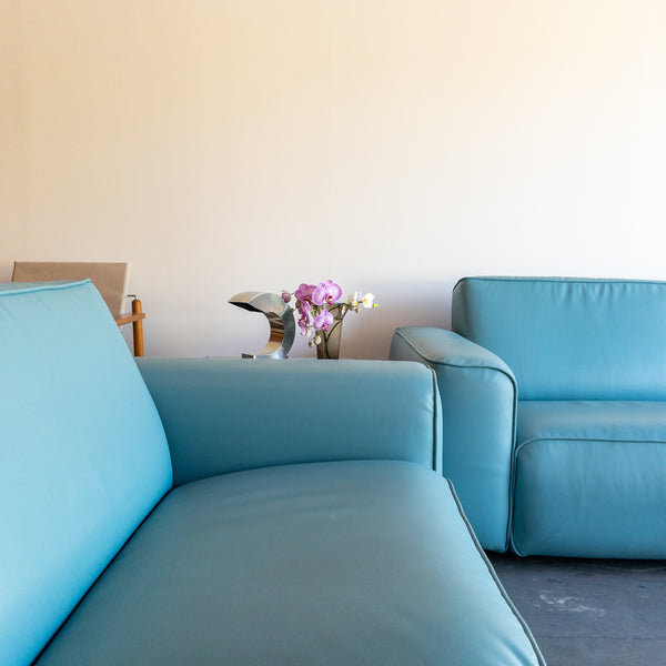 IKEA Dagarn Sofas in Kimstad Turqoise