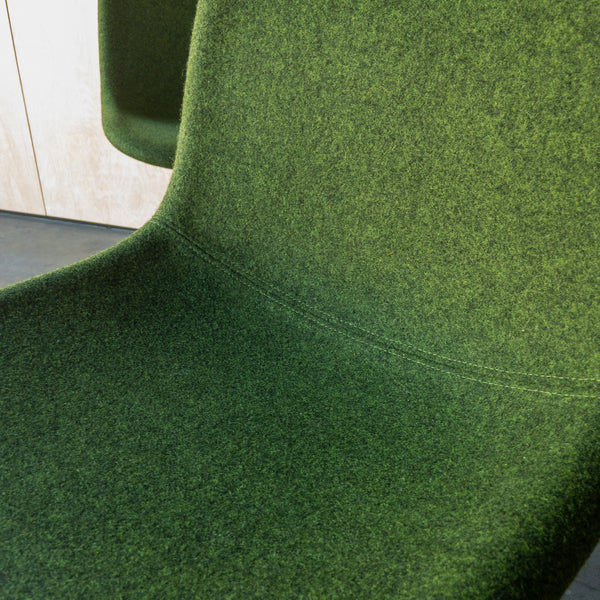 HAY Neu 10 Upholstered Chair in Forest Green