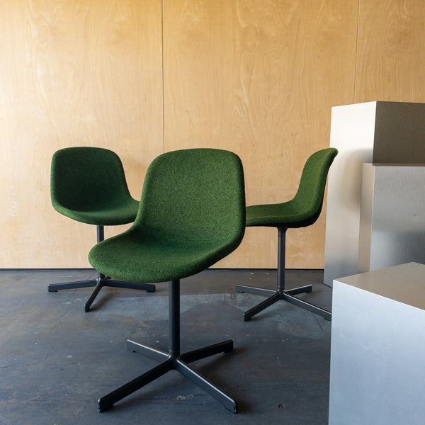 HAY Neu 10 Upholstered Chair in Forest Green