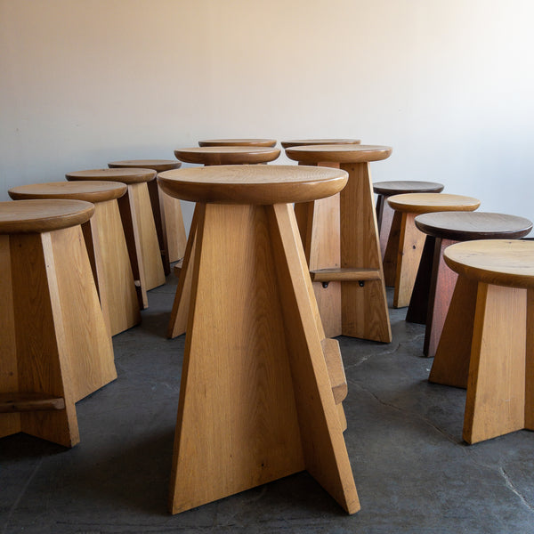 Custom Oak Bar Stools