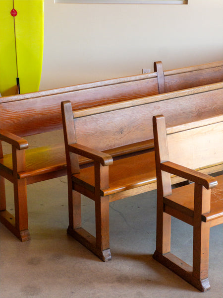 Historic Oak Mission Benches