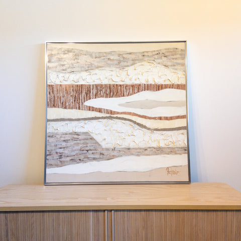 Large Mid Century Abstract Painting by Lee Reynolds