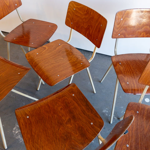 Dutch Industrial School Chairs