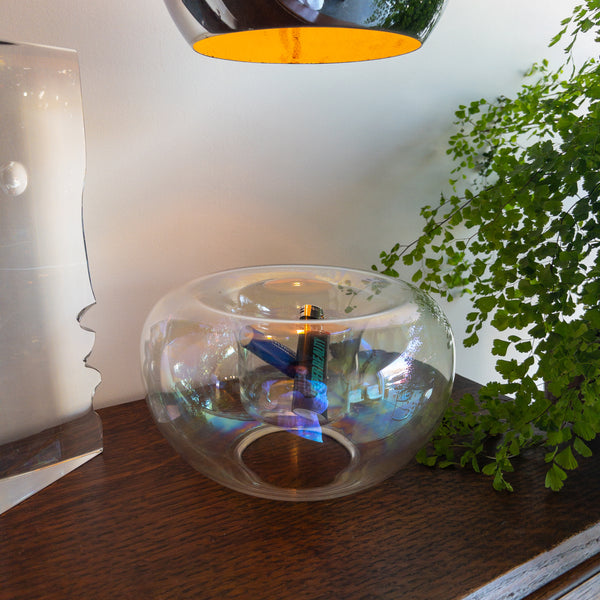Vintage Iridescent Glass Bowl by Boda Shop Sweden