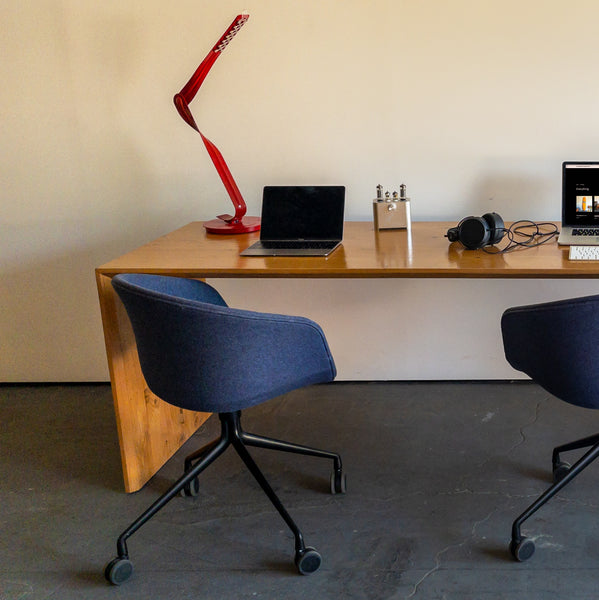 10' Wood Waterfall Desk/Table