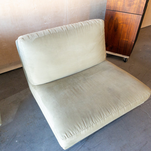 Natuzzi Ultrasuede Lounge Chairs