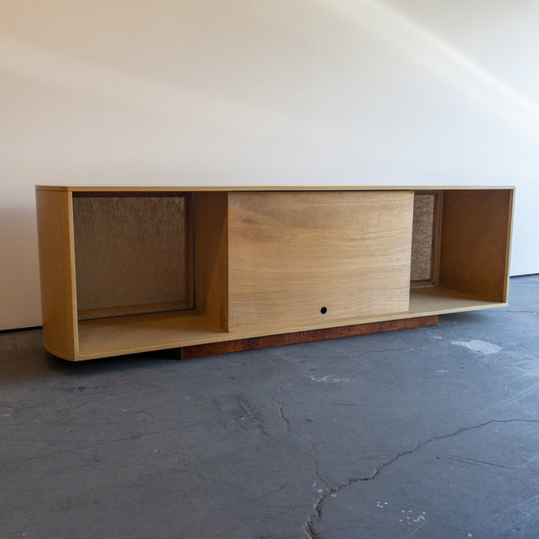 Oak Stereo Console / Media Cabinet