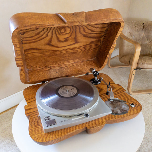 Custom Oak Technics SP-25 Turntable