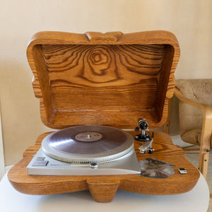 Custom Oak Technics SP-25 Turntable