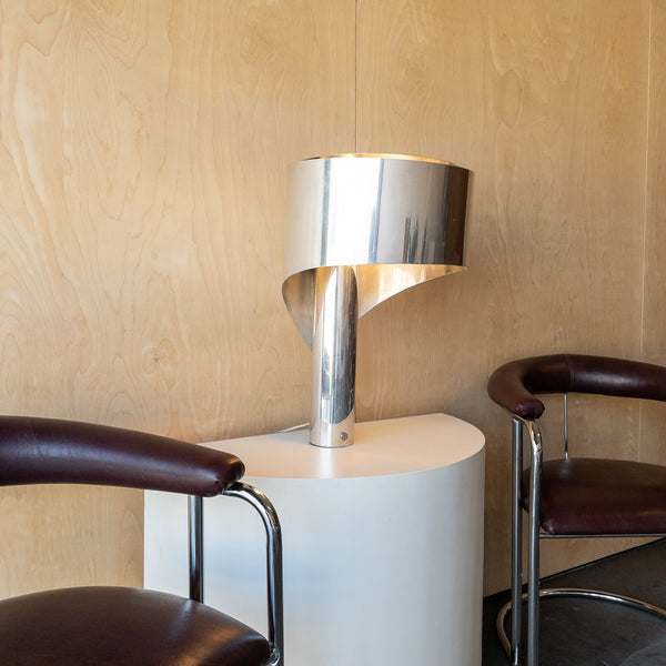 Space Age Bent Metal Table Lamp