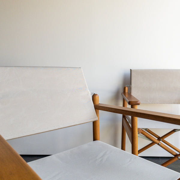 Vintage Safari Chairs with Sunbrella Fabric