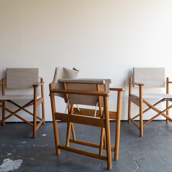 Vintage Safari Chairs with Sunbrella Fabric