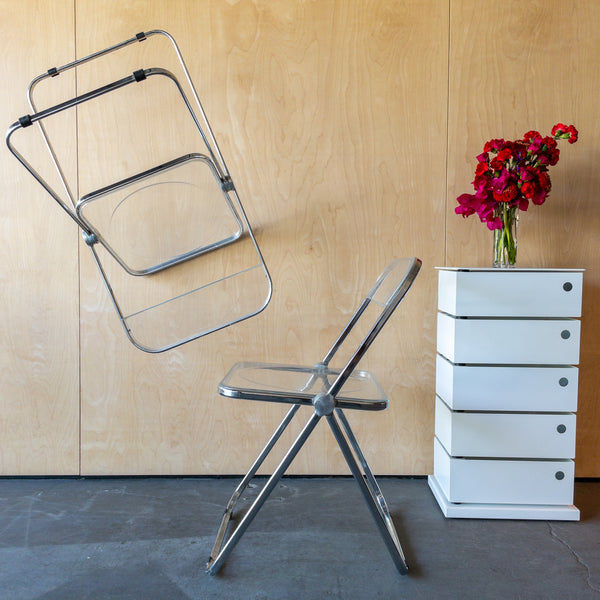 Plia Folding Chairs by Giancarlo Piretti for Castelli