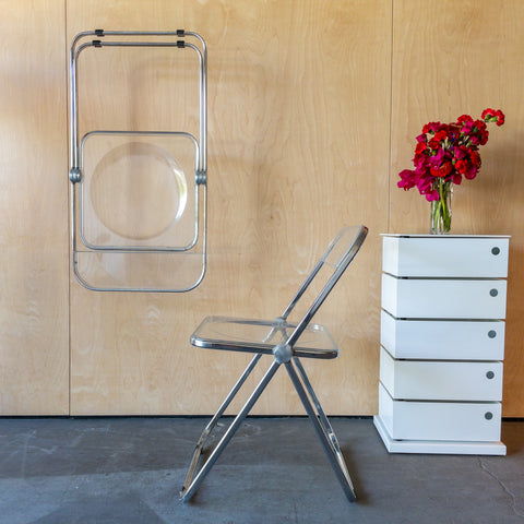 Plia Folding Chairs by Giancarlo Piretti for Castelli