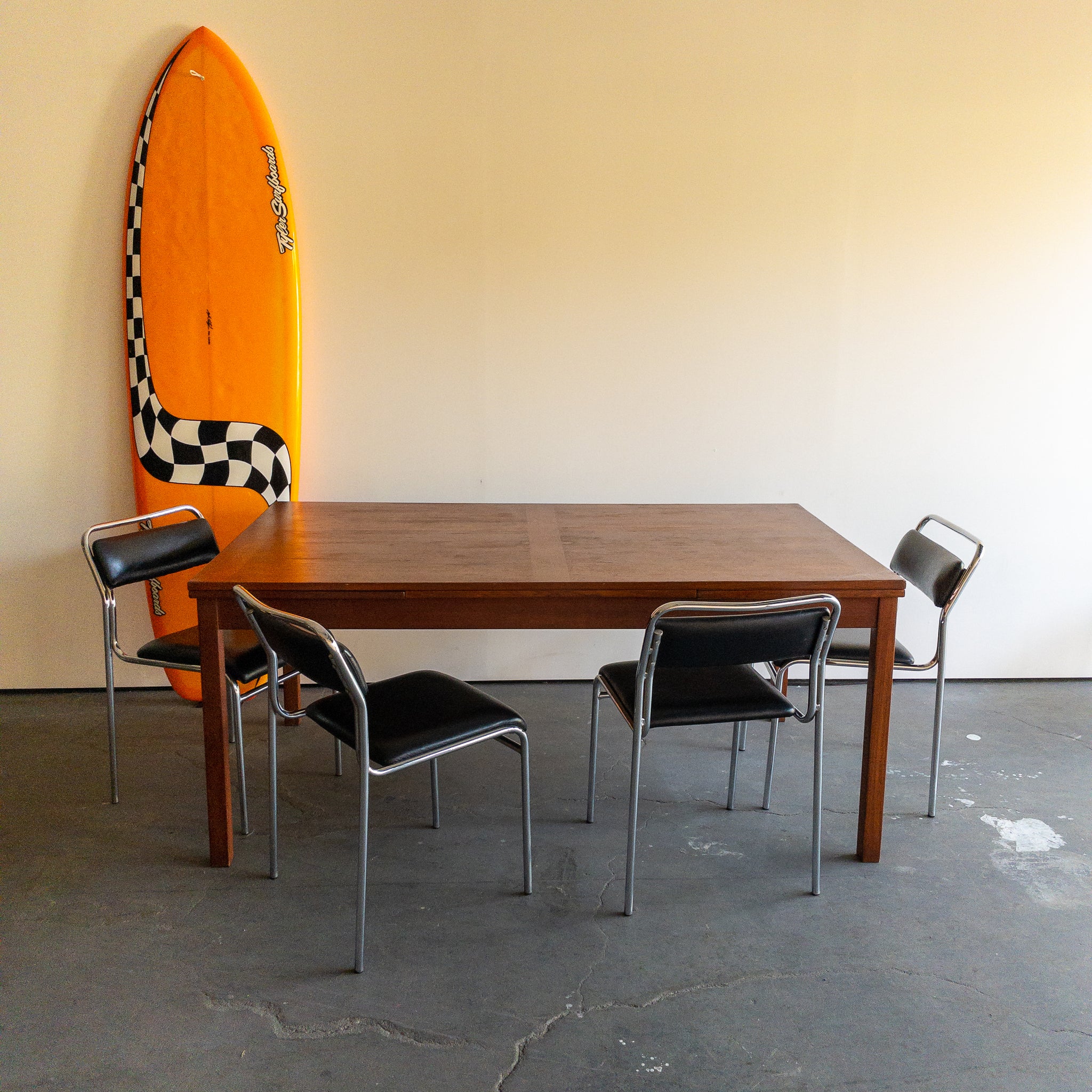 Danish Teak Extendable Dining Table