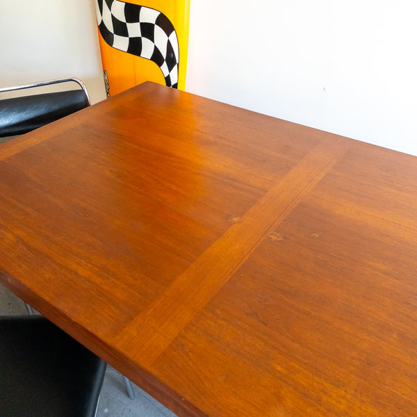 Danish Teak Extendable Dining Table