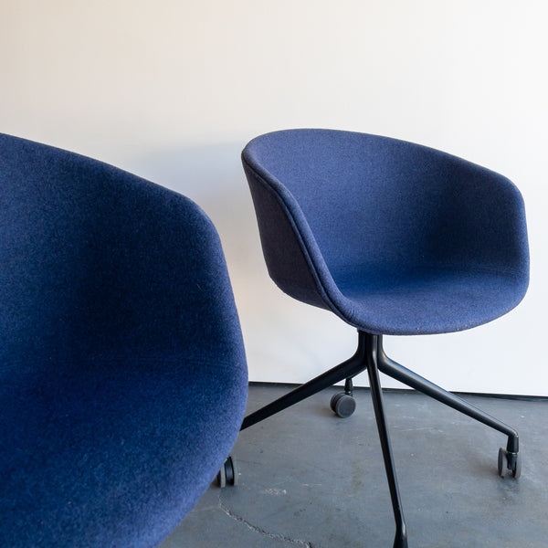 HAY About A Desk Chair in Dark Blue