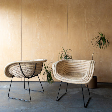 Natural Basket Chairs by CB2
