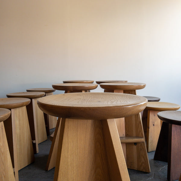 Custom Oak Bar Stools