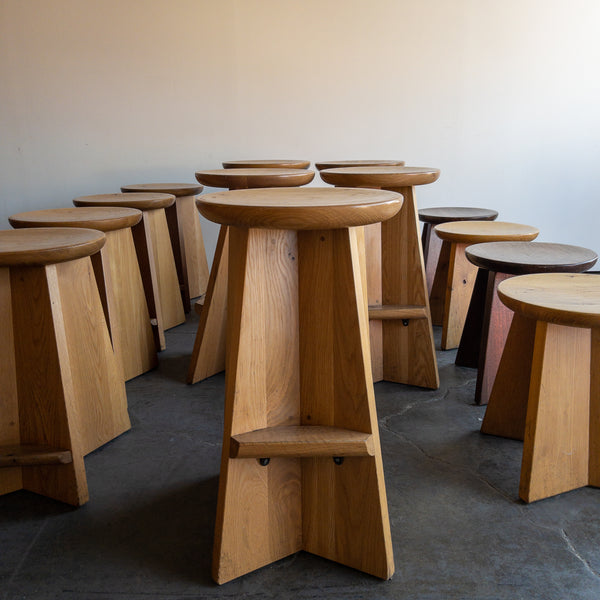 Custom Oak Bar Stools