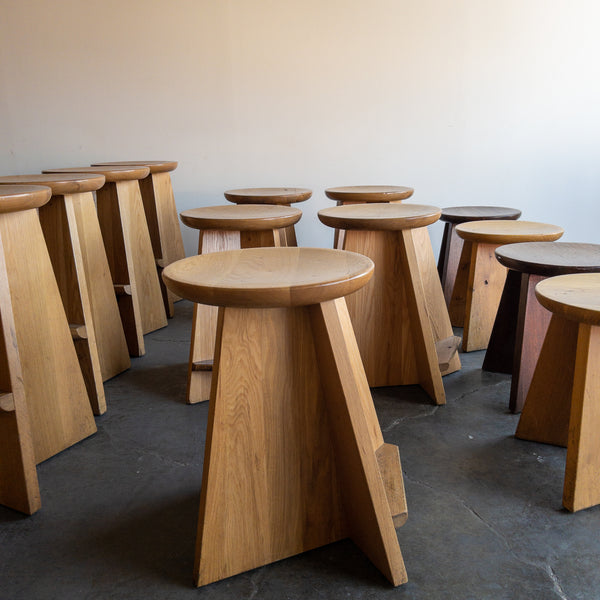 Custom Oak Counter Stools