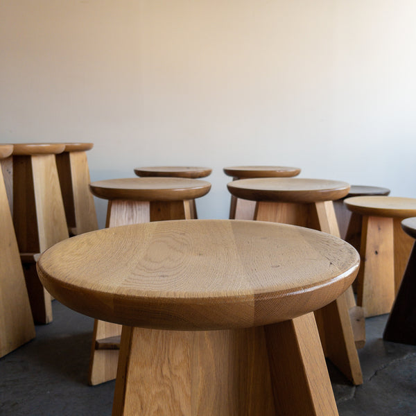 Custom Oak Counter Stools