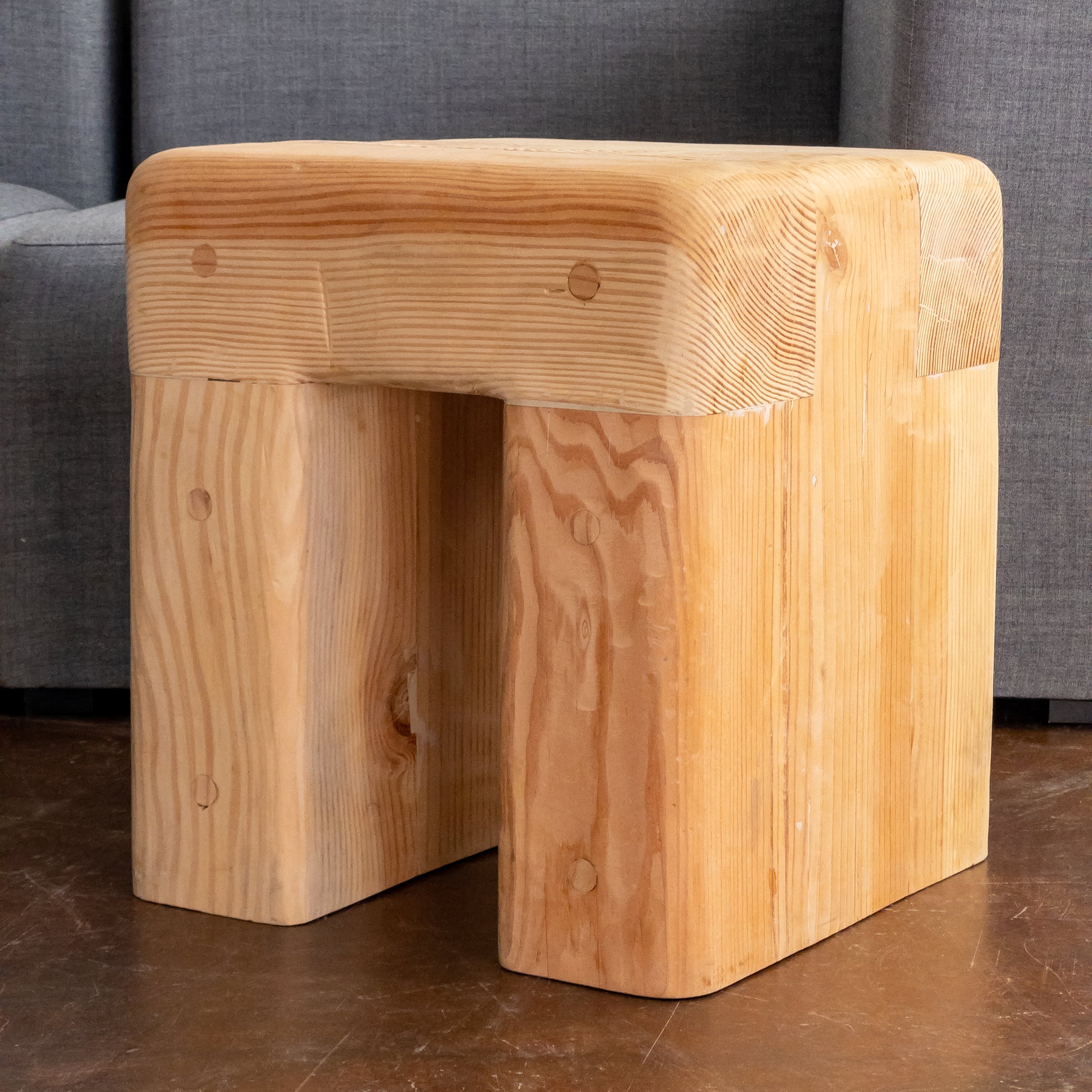 Chunky Raw Douglas Fir Stool