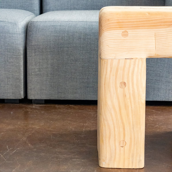 Chunky Raw Douglas Fir Stool