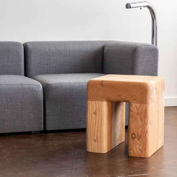 Chunky Raw Douglas Fir Stool